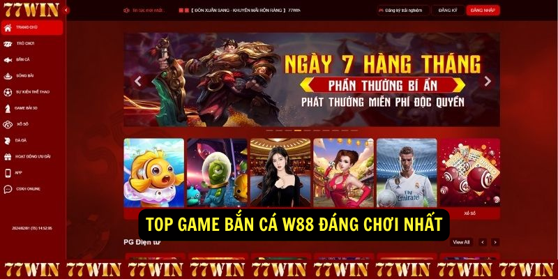 Top game ban ca W88 dang choi nhat
