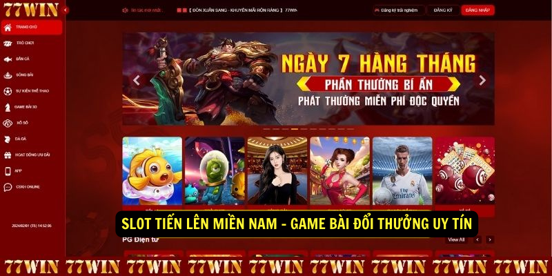 Slot Tiến Lên Miền Nam - Game Bài Đổi Thưởng Uy Tín